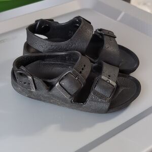 Birkenstock Milano Black Foam Sandals in Play Condition Size Kid's 8.5